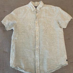 Chaps Linen Cotton Button Up Shirt